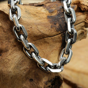 Handgefertigte Anker Halskette aus Sterlingsilber 925 - maritimer Silberschmuck
